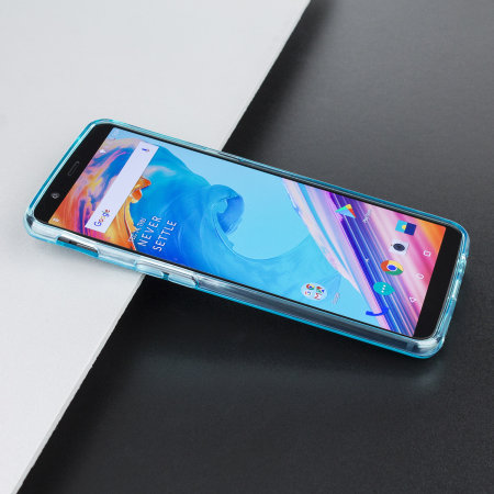 Olixar FlexiShield OnePlus 5T Geeli kotelo - Sininen