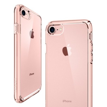 Spigen Ultra Hybrid iPhone 7/iPhone 8 Skal - Rosé Kristall