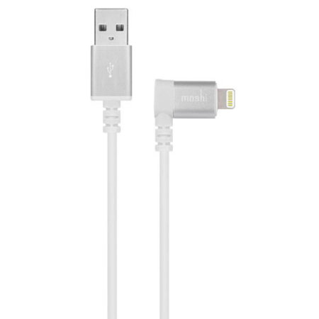 Cable USB a lightning Moshi MFi 90 Degree Angled - 1.5M - Blanco