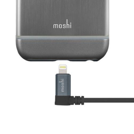Moshi MFi 90 Degree Angled USB to Lightning Cable - 1.5M - Black