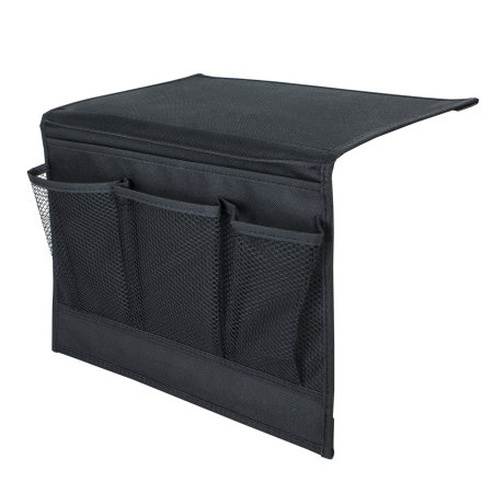 Bedside Storage Organiser - 4 Pocket - Black