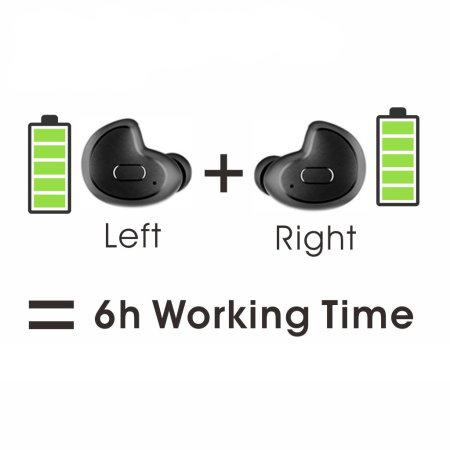 Avantree Mini Wireless Bluetooth Headset - Two Pack