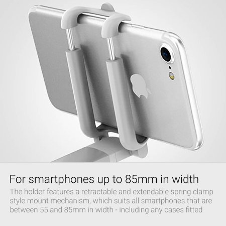 Olixar Universal Adjustable Multipurpose Smartphone Holder - Silver