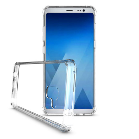 wrijving Voorlopige steek Olixar ExoShield Tough Snap-on Samsung Galaxy A5 2018 Case - Clear
