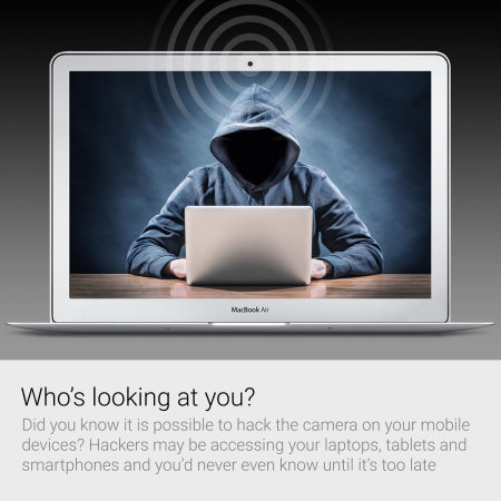 Olixar Anti-Hack Webcam Cover for Laptops - 3 Pack
