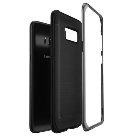 Coque Samsung Galaxy S8 VRS Design High Pro Shield – Argent Sombre