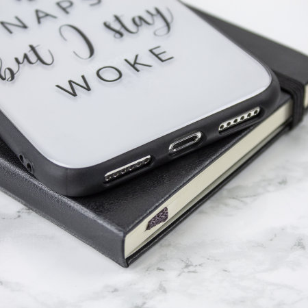 LoveCases iPhone X Gel Case - I Heart Naps But I Stay Woke