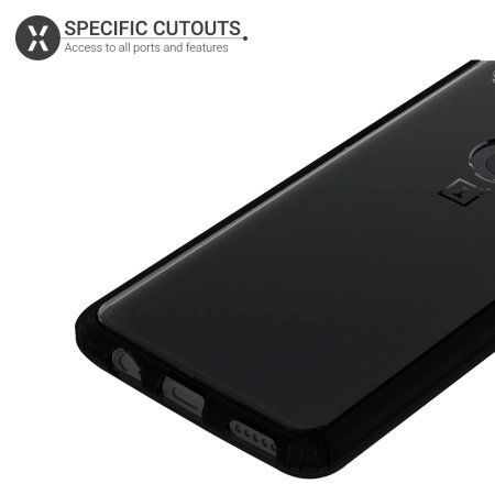 Olixar ExoShield Tough Snap-on OnePlus 5T Case - Schwarz / Klar