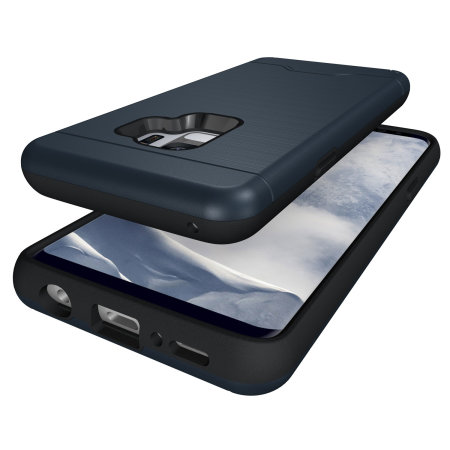 Olixar X-Ranger Samsung Galaxy S9 Survival Case - Marine Blau