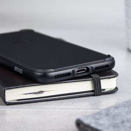 iphone x case - olixar helix sleek 360 protection - space grey