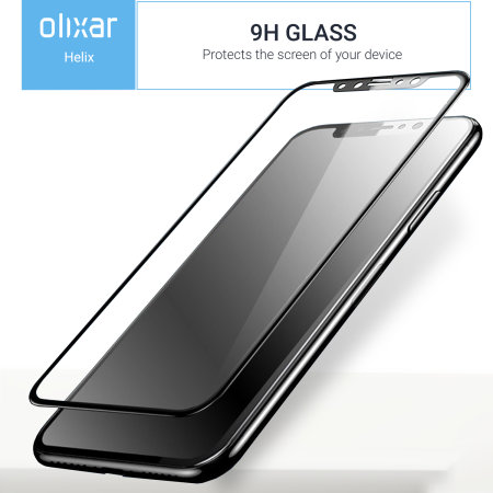 Olixar Helix 360 iPhone X Bumper Case & Screen Protectors -  Grey