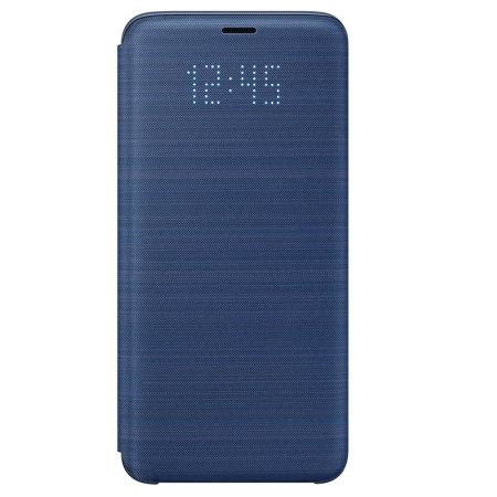 Official Samsung Galaxy S9 LED Plånboksfodral - Blå