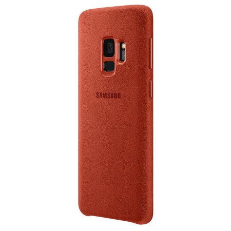 Coque Officielle Samsung Galaxy S9 Alcantara Cover – Rouge
