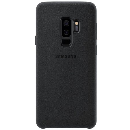 Official Samsung Galaxy S9 Plus Alcantara Cover Case - Schwarz