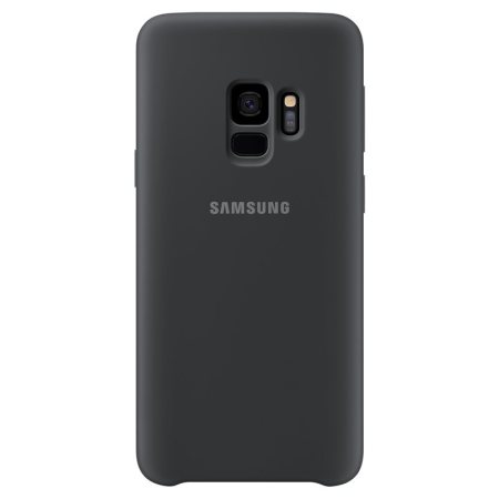Official Samsung Galaxy S9 Silicone Cover Case - Schwarz