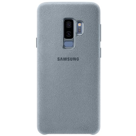Official Samsung Galaxy S9 Plus Alcantara Cover Skal - Mint