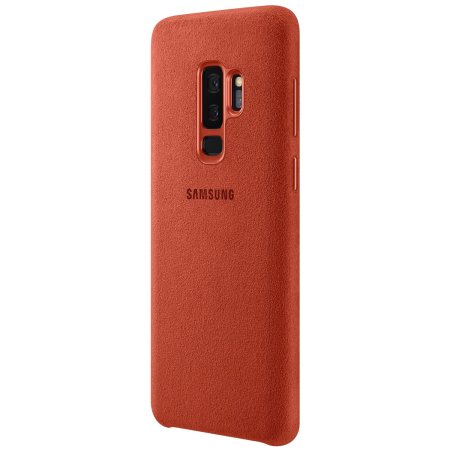 Official Samsung Galaxy S9 Plus Alcantara Cover Deksel - Rød