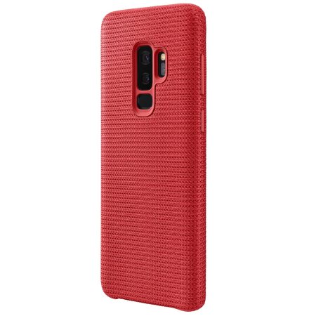 Offizielle Samsung Galaxy S9 Plus Hyperknit Cover Hülle - Rot