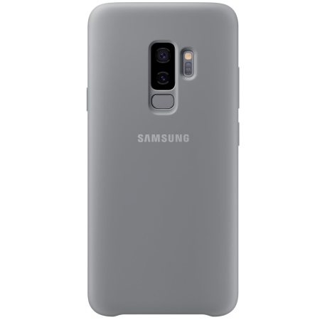Coque Officielle Samsung Galaxy S9 Plus Silicone Cover – Grise