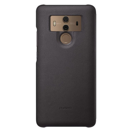 Original Huawei Mate 10 Pro Smart View Flip Case Tasche in Braun