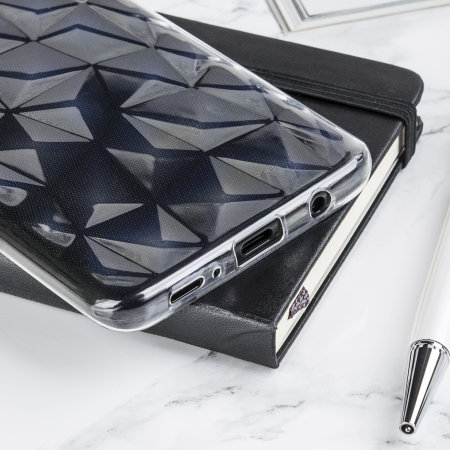 Olixar FlexiShield Diamond Samsung Galaxy S9 Plus Gel Case - Clear