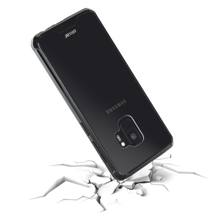Coque Samsung Galaxy S9 Olixar ExoShield Snap-on – Noire et Transp.