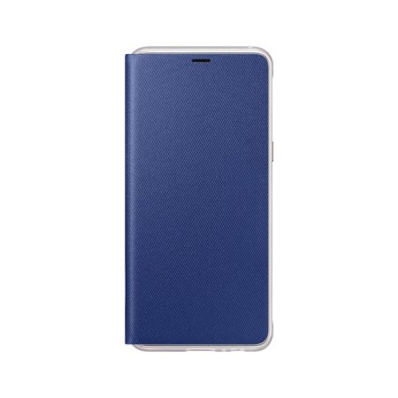 Offizielle Galaxy A8 2018 Neon Flip-Cover Wallet - Blau