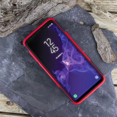 Olixar ArmourDillo Samsung Galaxy S9 Plus Protective Deksel - Rød