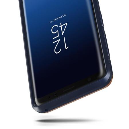 VRS Design High Pro Shield Samsung Galaxy S9 Case - Indigo bloost goud