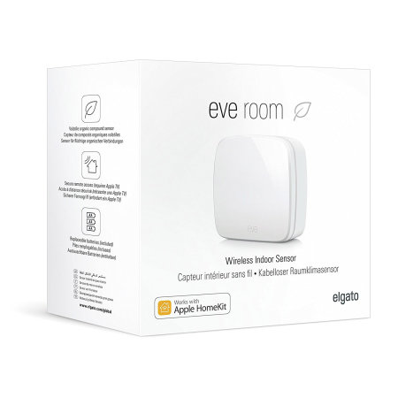 Elgato Eve Room Wireless Indoor Air, Temperature & Humidity Sensor