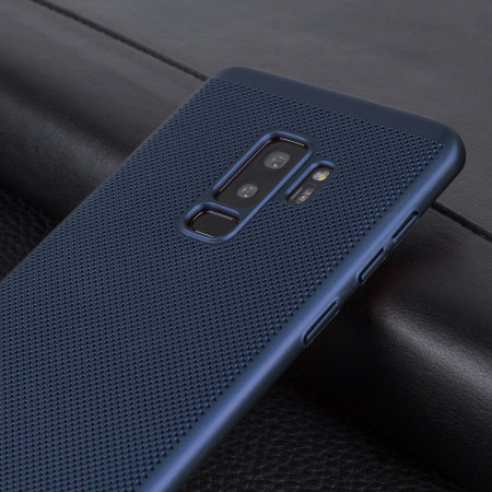 Olixar MeshTex Samsung Galaxy S9 Plus Hülle - Marineblau