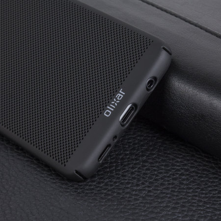 Coque Samsung Galaxy S9 Plus Olixar MeshTex – Noire tactique