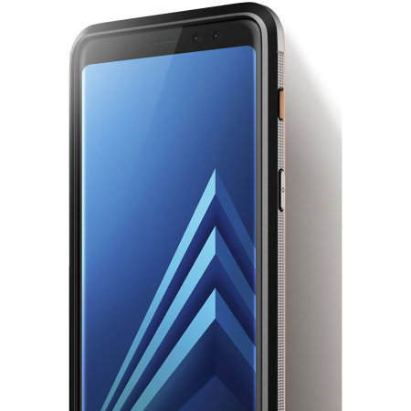 Coque Samsung Galaxy A8 2018 VRS Design High Pro Shield – Or rougi