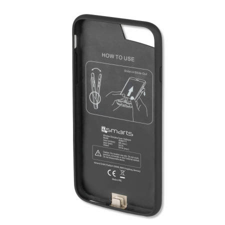 4smarts iPhone 7 / 6S / 6 Plus Series Wireless Charging Case - Black