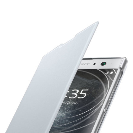 Official Sony Xperia XA2 Ultra Style Cover Stand Case - Silver