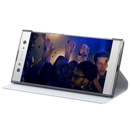 Funda Oficial Sony Xperia XA2 Ultra Style Cover - Plata
