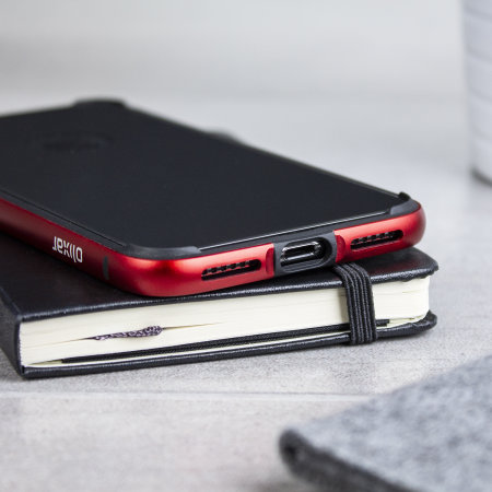 iPhone X Case - Premium 360 Protection - Olixar Helix - Brazen Red