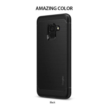 Ringke Onyx Samsung Galaxy A8 2018 Tough Case - Black