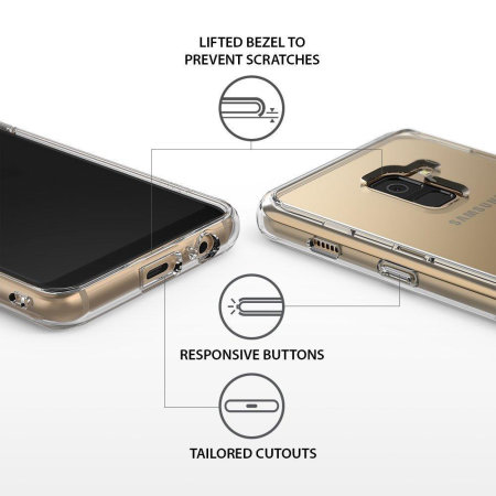 Rearth Ringke Fusion Samsung Galaxy A8 2018 Case - Transparant