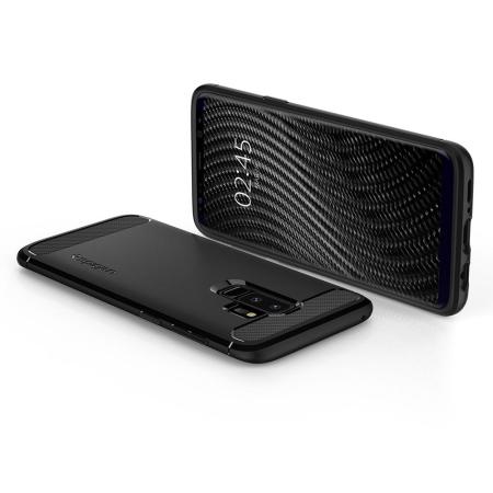 Spigen Rugged Armor Samsung Galaxy S9 Plus Hülle in Schwarz