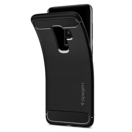 Spigen Rugged Armor Samsung Galaxy S9 Plus Tough Case - Black