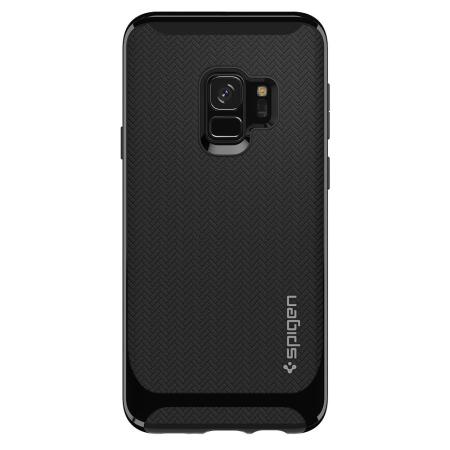 Spigen Neo Hybrid Samsung Galaxy S9 Case - Glanzend zwart