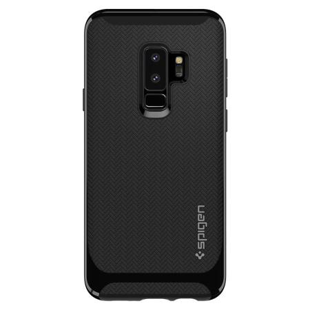 Spigen Neo Hybrid Samsung Galaxy S9 Plus Case - Glanzend zwart