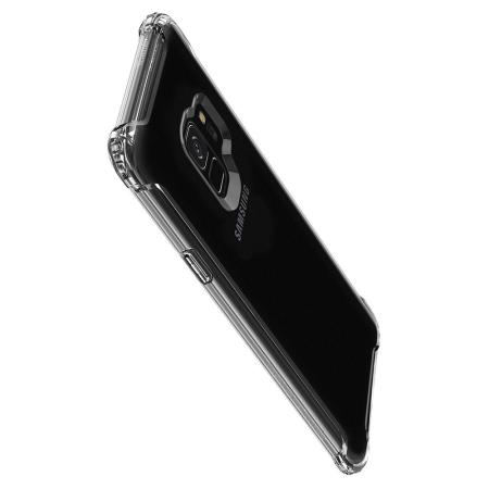 Spigen Rugged Armor Samsung Galaxy S9 Tough Case - Crystal Clear