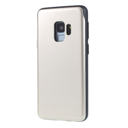 Mercury Sky Slide Samsung Galaxy S9 Card Case - Gold