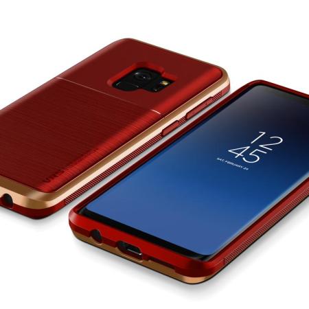 VRS Design High Pro Shield Samsung Galaxy S9 Case - Rood Blush Goud