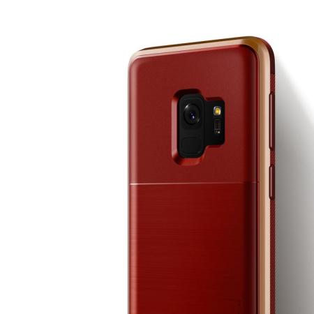 VRS Design High Pro Shield Samsung Galaxy S9 Case - Rood Blush Goud