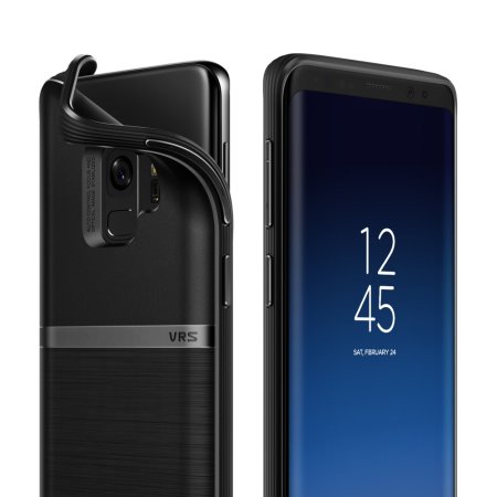 VRS Design Single Fit Samsung Galaxy S9 Skal - Svart