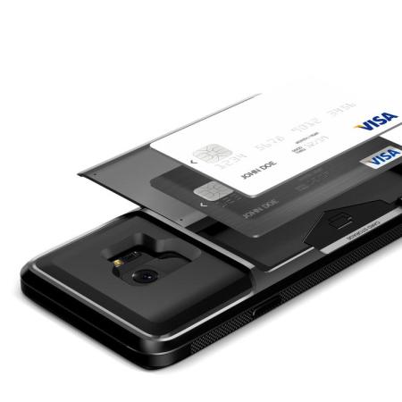 VRS Design Damda Glide Samsung Galaxy S9 Hülle - Metallic Schwarz