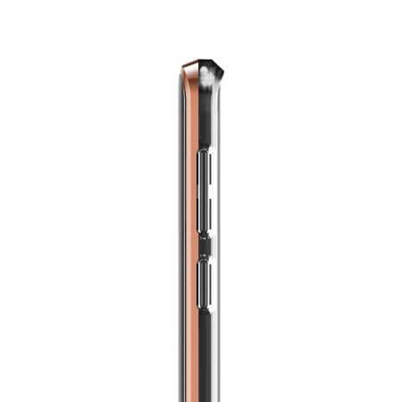 VRS Design Crystal Bumper Samsung Galaxy S9 Case - Blush Gold
